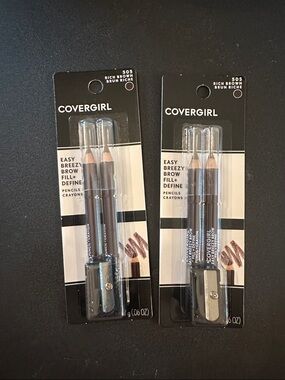 NEW COVERGIRL Easy Breezy Brow Fill+Define Duo - Rich Brown